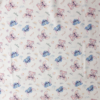 Stitch and Angel Sketch Quilter’s Cotton from Maywood Studio #30464 Fabric By The Yard - Wide shot